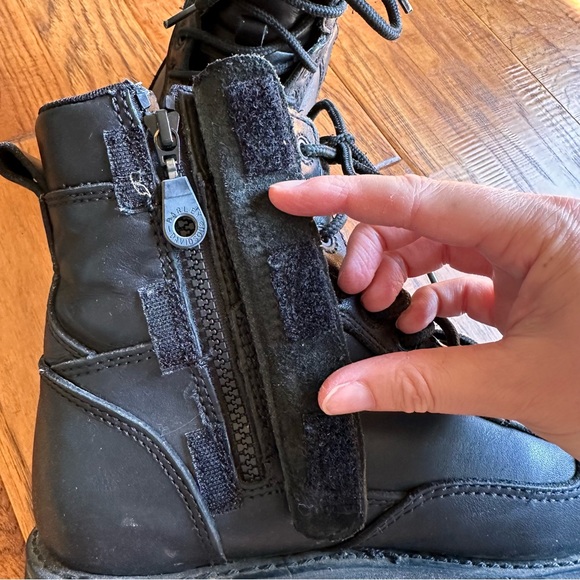 Harley Davidson Men’s Black Leather Motorcycle Boots Size 9 - Picture 6 of 7